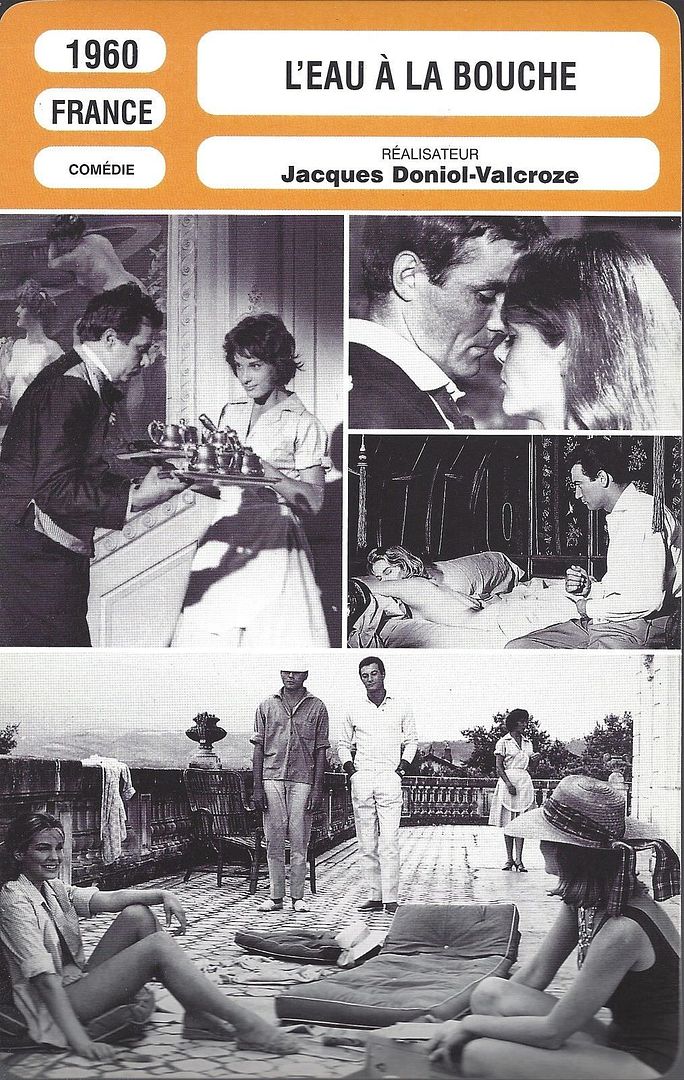 Distribution De L'eau à La Bouche 1960 Francomac™: Doniol-Valcroze-1959-L'eau à la bouche